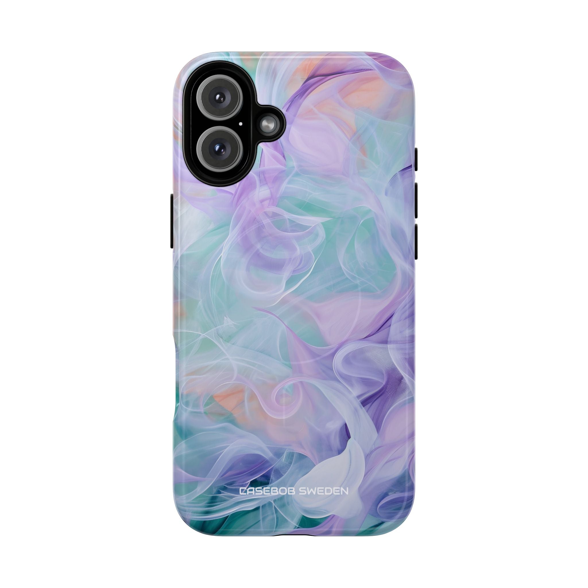 Purple Peach Whirl - Tough + MagSafe® iPhone 16 Phone Case