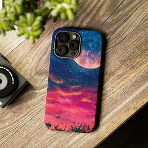 Oil painting - Big Planet - Protective Phone Case