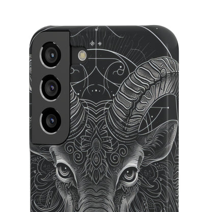 Mystic Ram Mandala | Slim Phone Case for Samsung