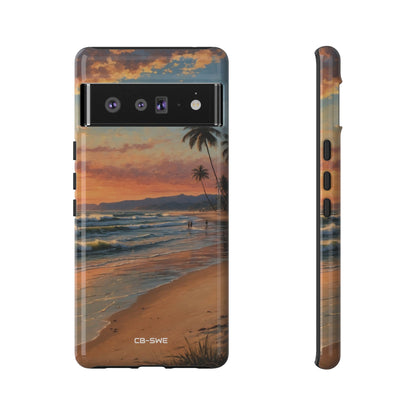 Golden Waves Embrace - Google Pixel Case