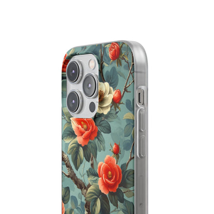 Coral Bloom iPhone 14 Pro Case - Soft