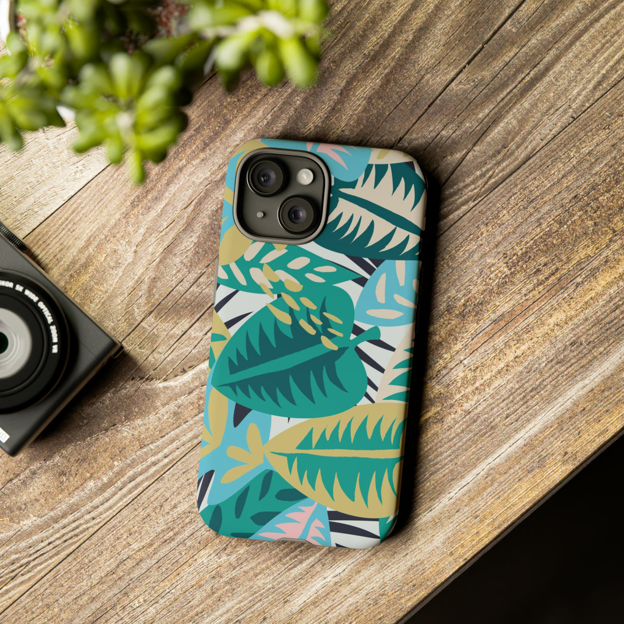 Tropical Leaf Jona - Protective Phone Case