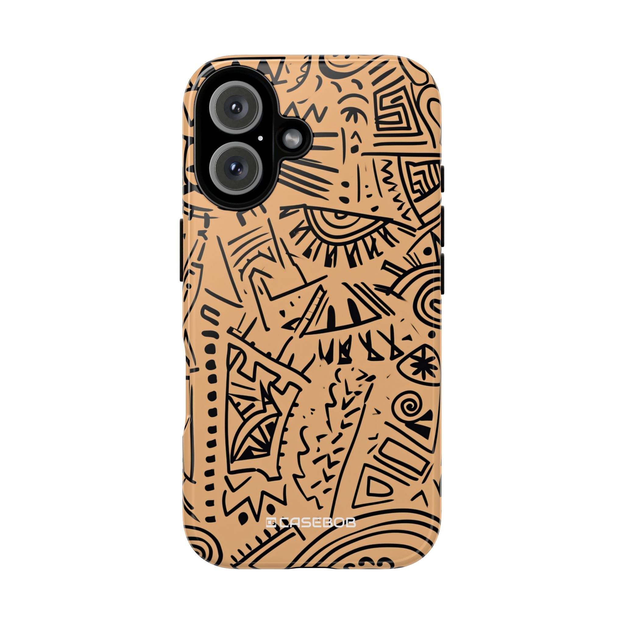 Tribal Harmony: Bold Geometric Dance - for iPhone 16