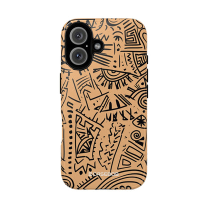 Tribal Harmony: Bold Geometric Dance - for iPhone 16