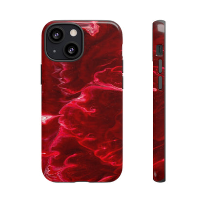 Red Velvet Ink Art iPhone Case (Protective) iPhone 13 Mini Glossy Phone Case