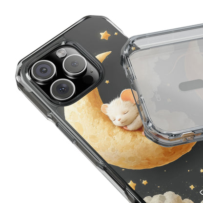 Moon Cradles Mouse iPhone Case - Impact