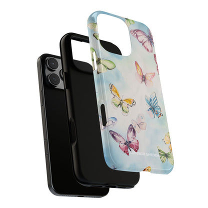 Watercolor Butterfly Bliss - Tough iPhone 16 Phone Case