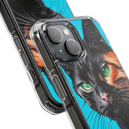 Curious Cat Stare iPhone Case - Impact