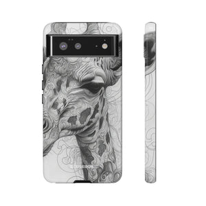 Monochrome Giraffe | Protective Phone Case for Google Pixel