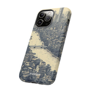 Nostalgic Metropolis | Protective Phone Case for iPhone