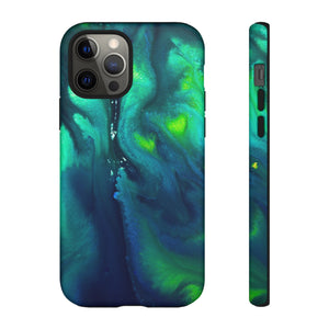 Northen Light Ink Art iPhone Case (Protective) iPhone 12 Pro Matte Phone Case