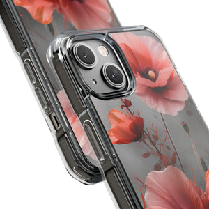 Coral Elegance - Phone Case for iPhone (Clear Impact - Magnetic)