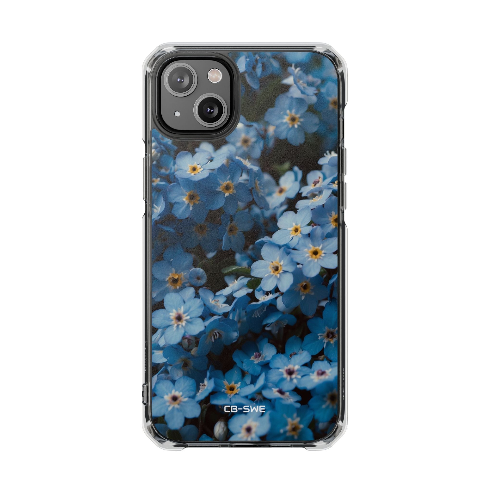 Blue Blooms Embrace iPhone Case - Impact