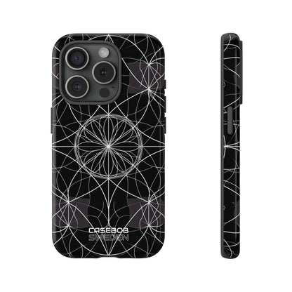 Symmetric Line Bloom iPhone 15 - Resistente