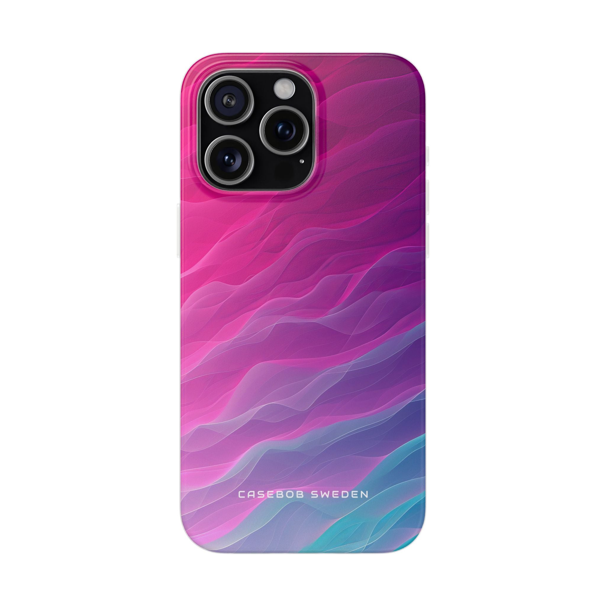 Gradient Oceanflow Waves iPhone 15 - Flexi Phone Case