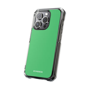 Emerald Green | Phone Case for iPhone (Clear Impact Case - Magnetic)