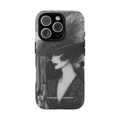 Timeless Elegance in Monochrome iPhone 16 | Tough+ Phone Case