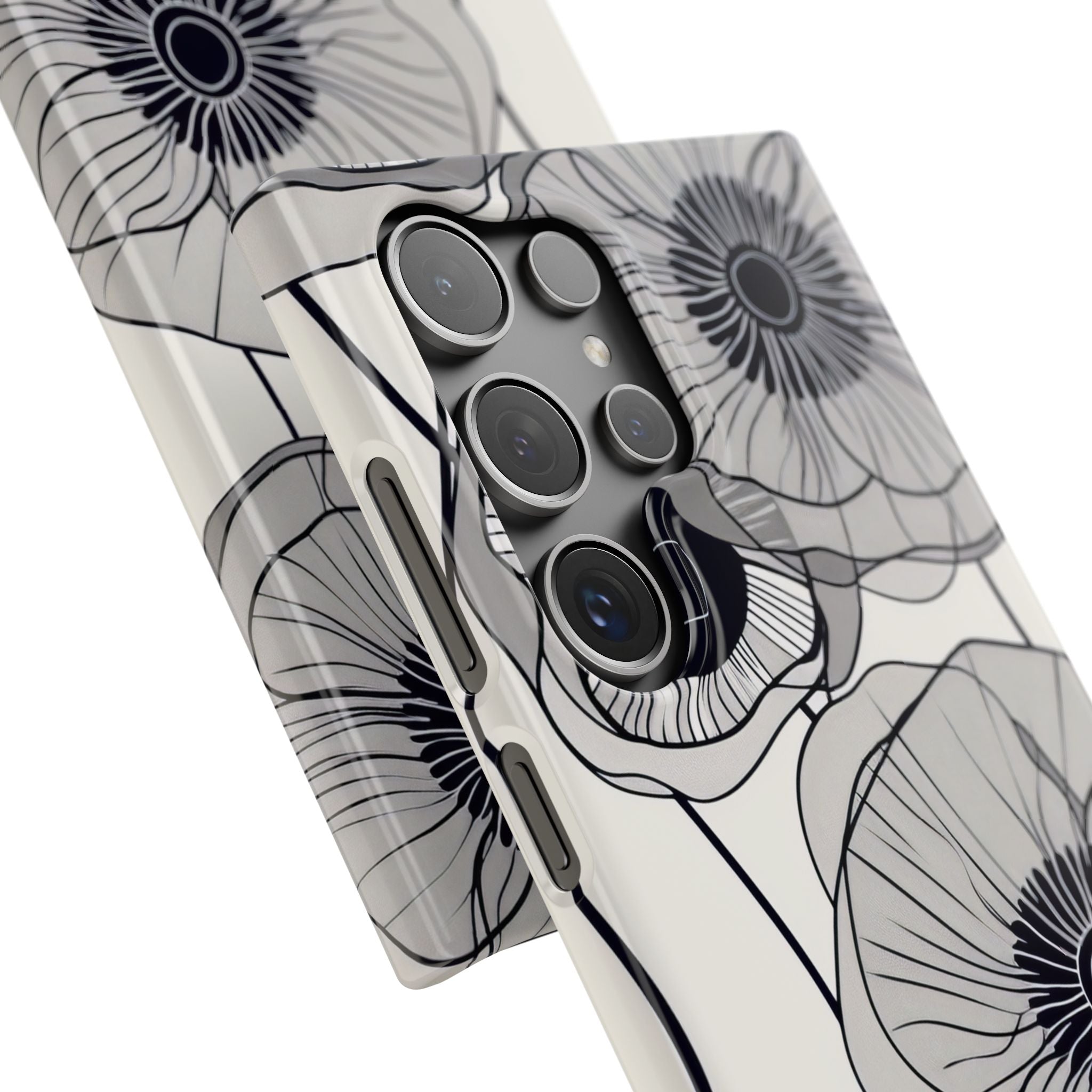 Modern Minimalist Flowers Samsung S24 - Slim Phone Case