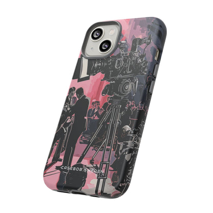 Retro Cinematic Spotlight iPhone 14 - Tough Phone Case