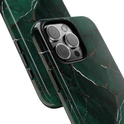 Emerald Veins Flow - iPhone Case