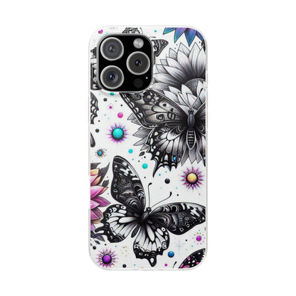 Butterfly Bloom iPhone 16 Pro Max Case - Soft