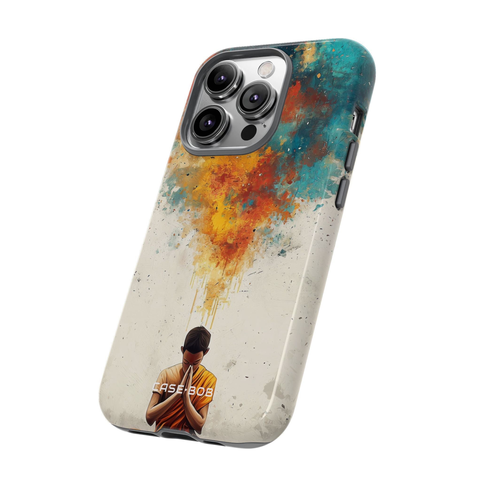 Meditative Glow iPhone 14 Pro Case - Tough