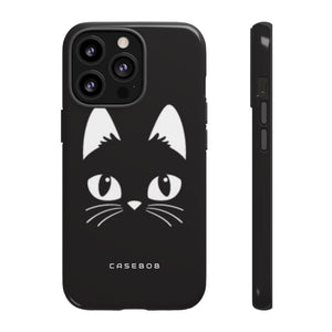 Cartoon Cat Icon - Protective Phone Case