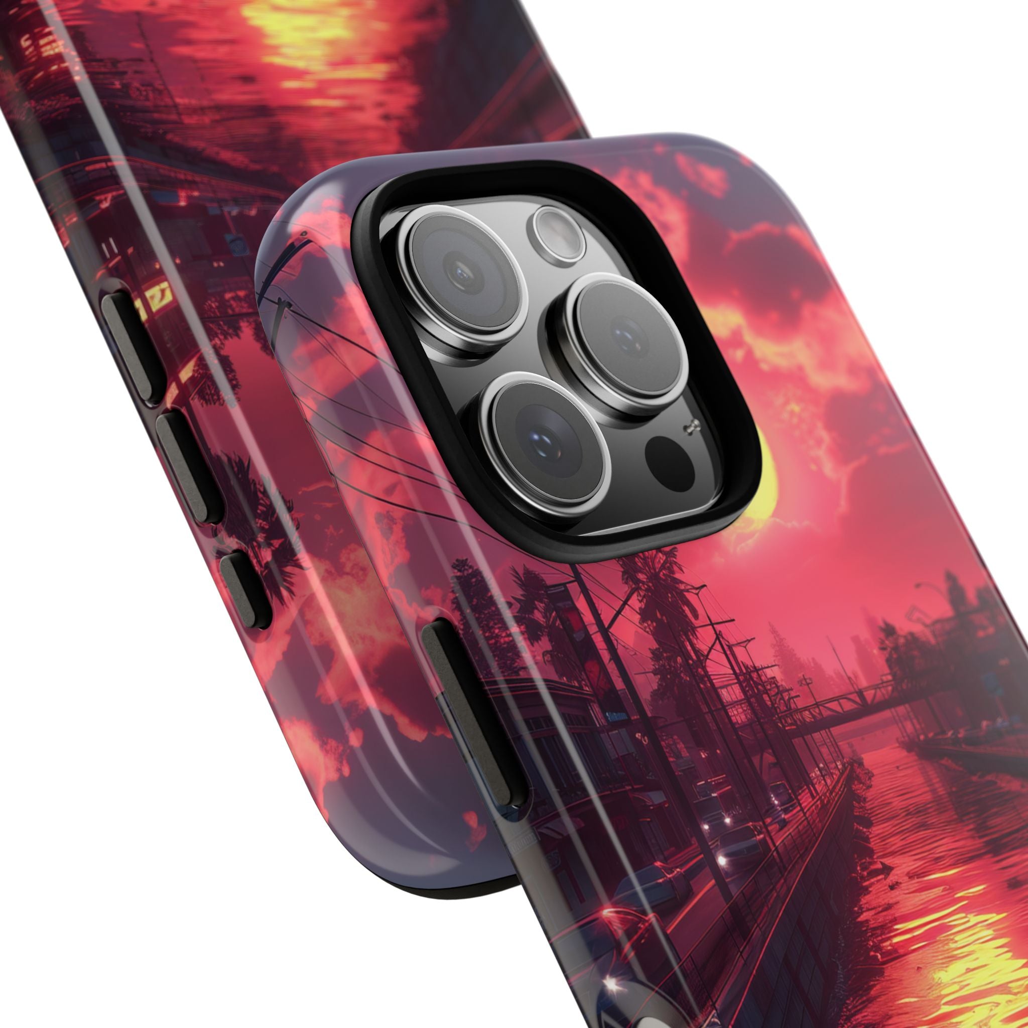 Moonlit Canal Glow iPhone 16 Pro Case - Tough