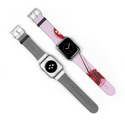 Glossy Cherry Glow - Watch Band