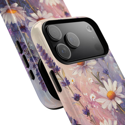 Daisy Lavender Bloom iPhone 17 Pro Max Case - Tough+