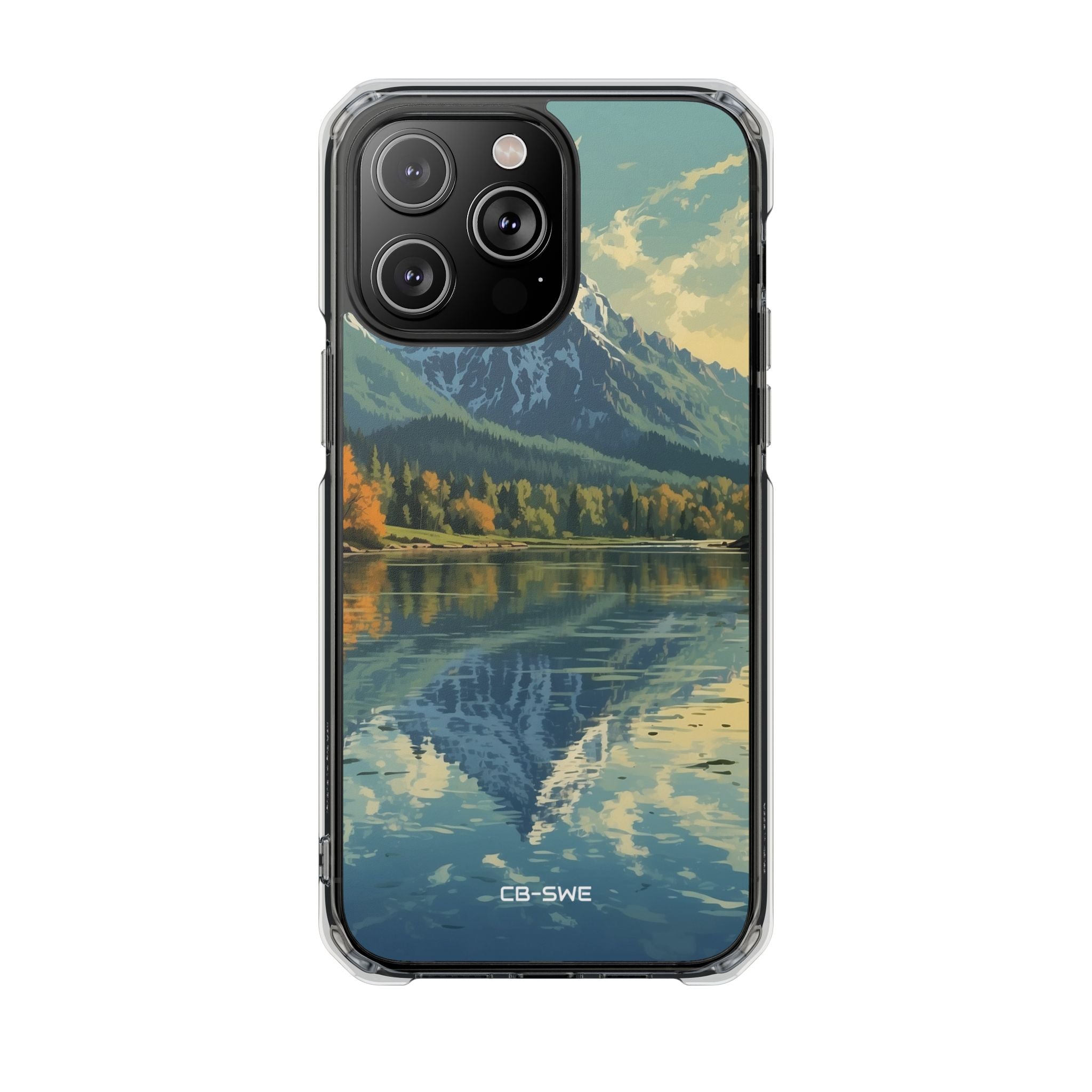Mountain Reflects Calm iPhone Case - Impact