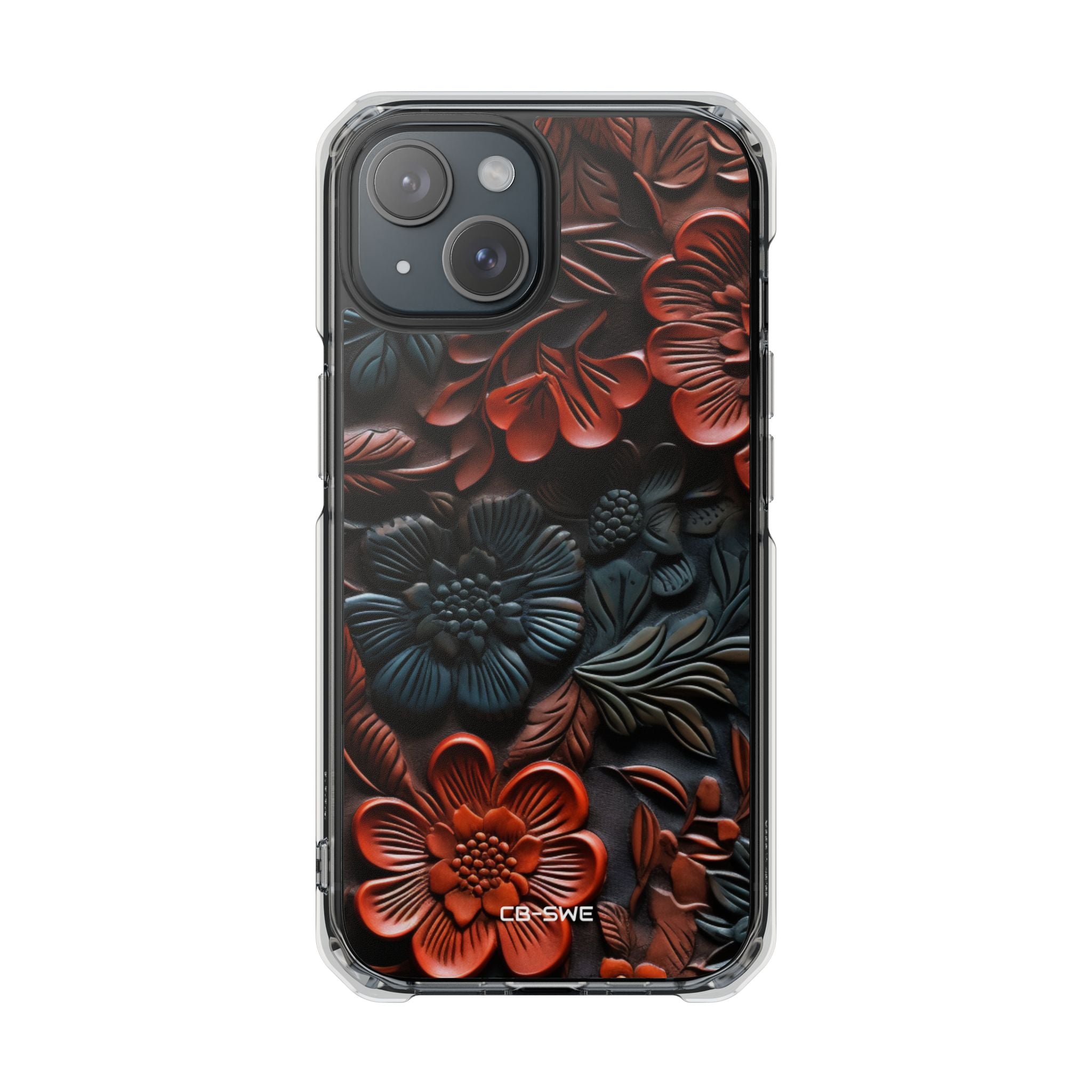Sculpted Floral Elegance iPhone Case - Impact