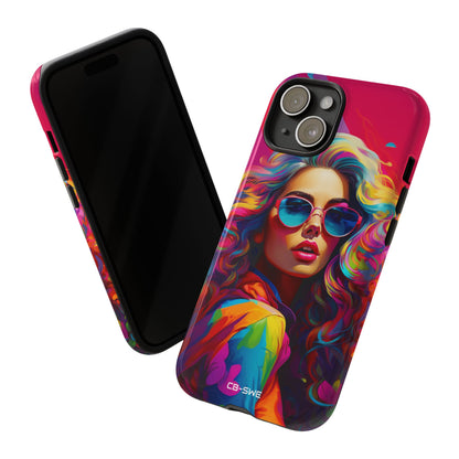 Surreal Color Fusion - iPhone Case