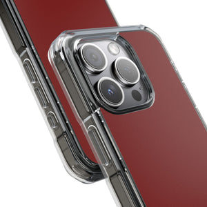 Falu Red | Phone Case for iPhone (Clear Impact Case - Magnetic)