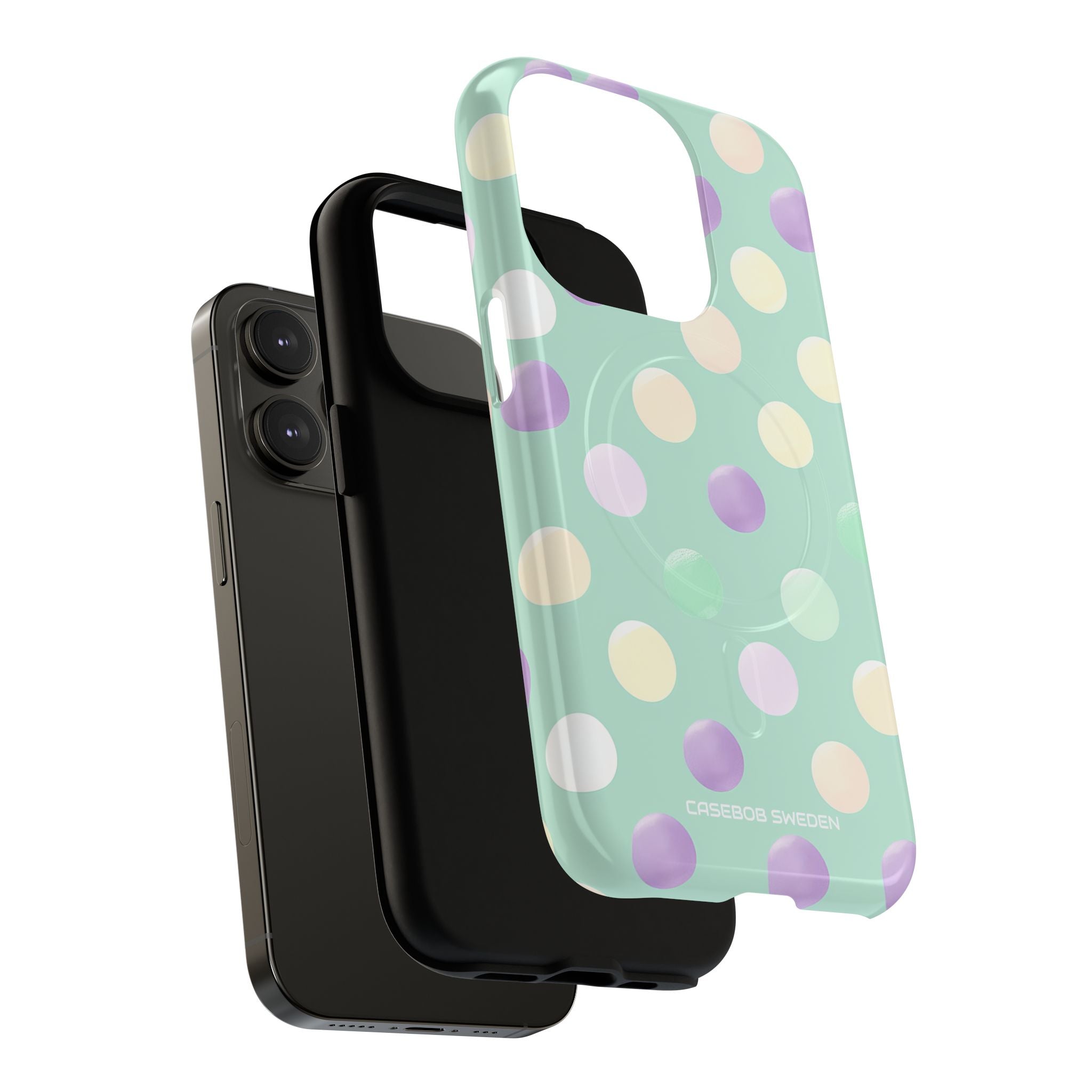 Pastel Polka Dots - Tough + MagSafe® iPhone 14 Phone Case