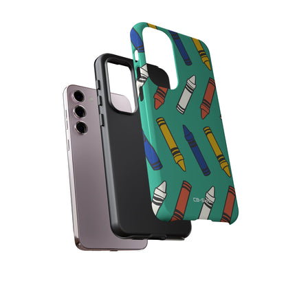 Crayons Dance Playfully - Samsung Case
