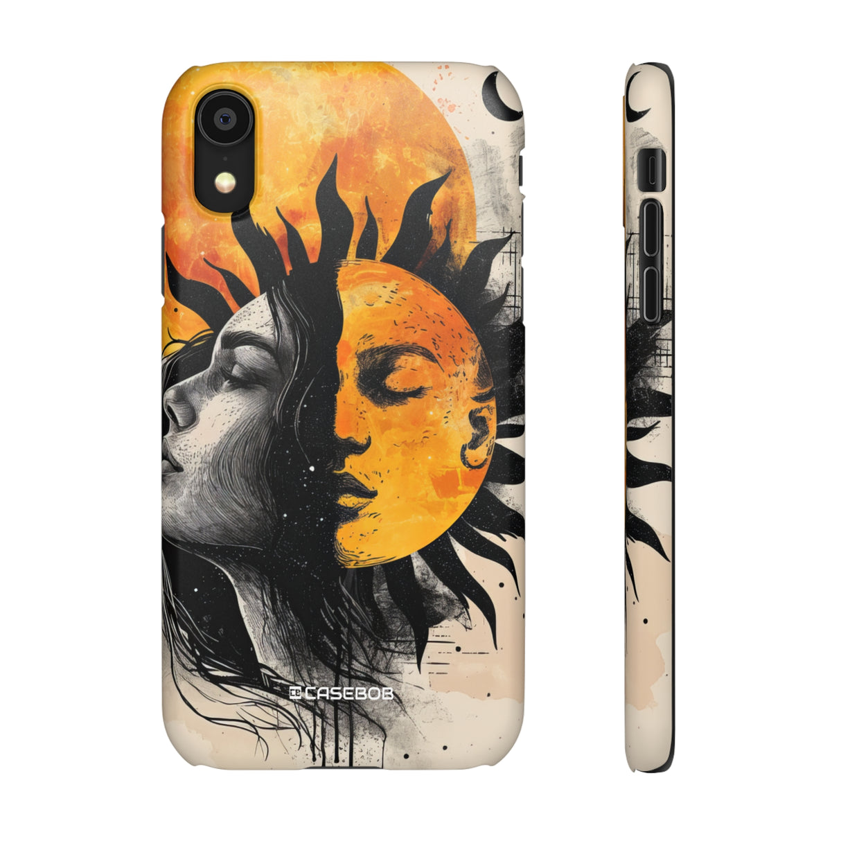 Sunlit Duality | Slim Phone Case for iPhone