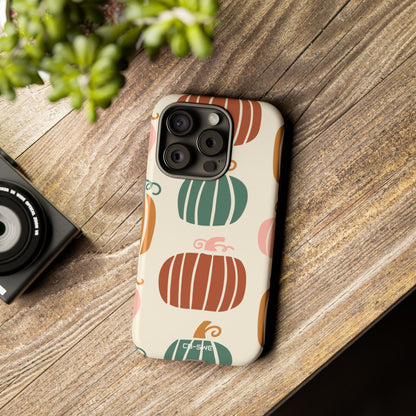 Whimsical Pumpkin Harmony - iPhone Case