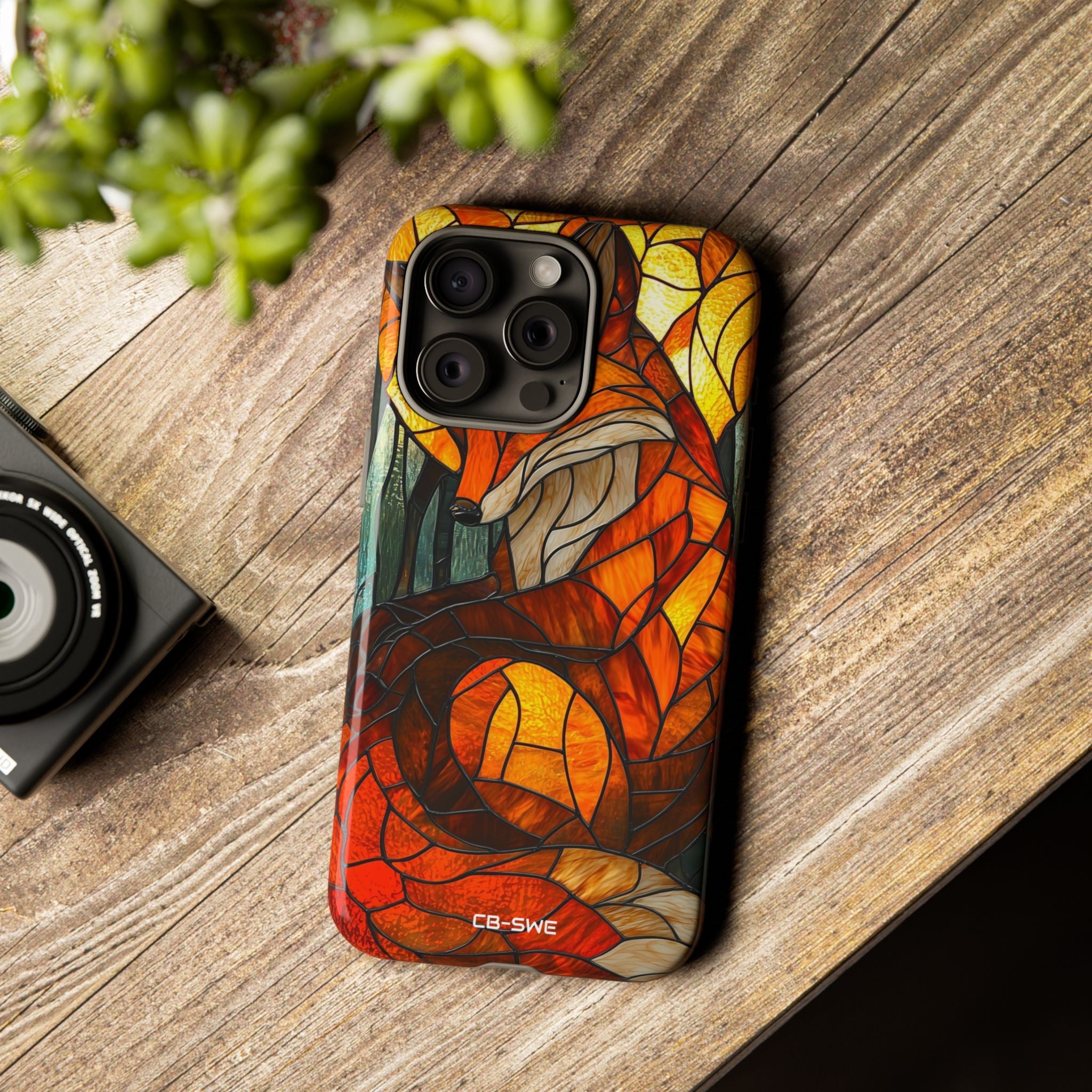 Fox Rests Under Sun - iPhone Case