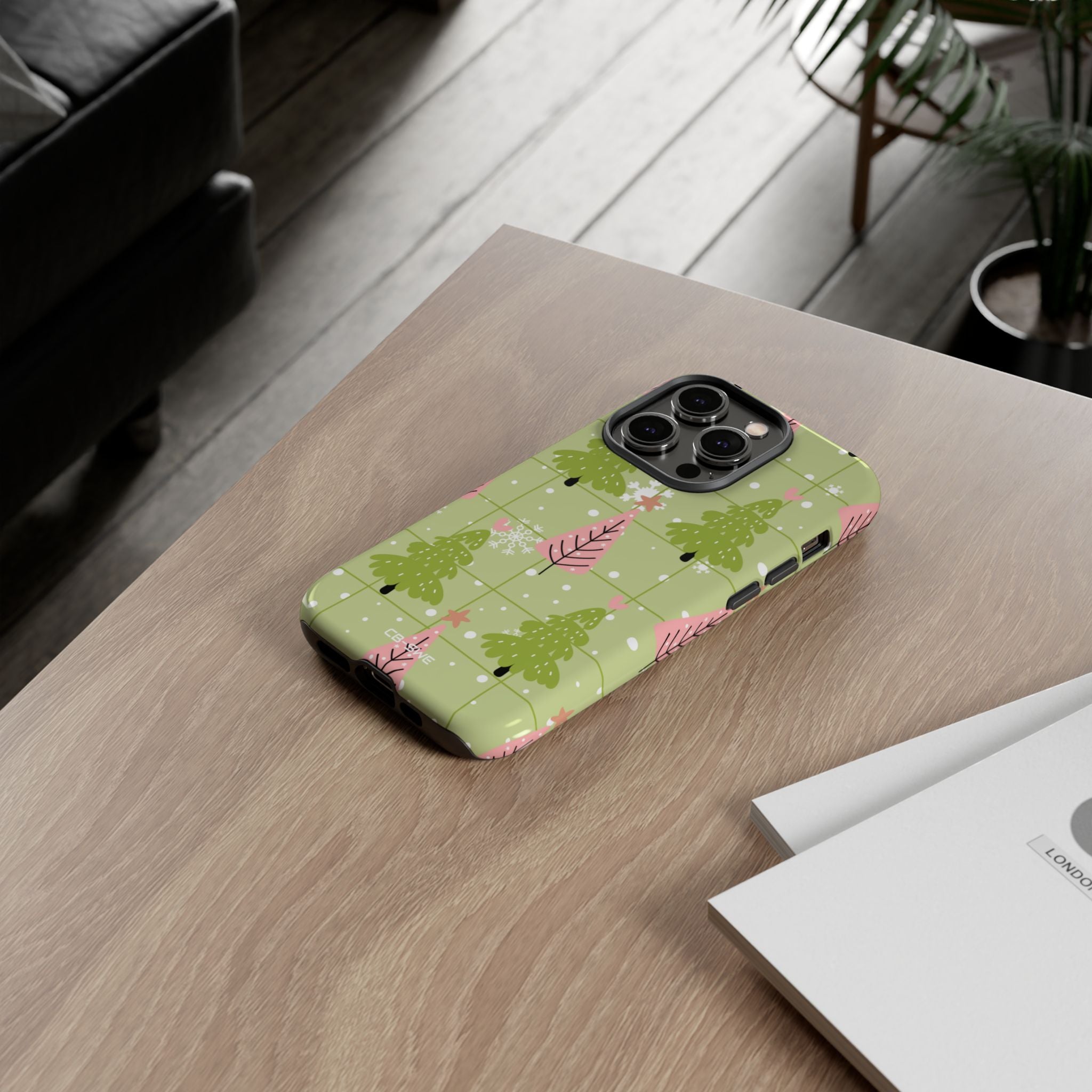 Whimsical Trees Dance - iPhone Case