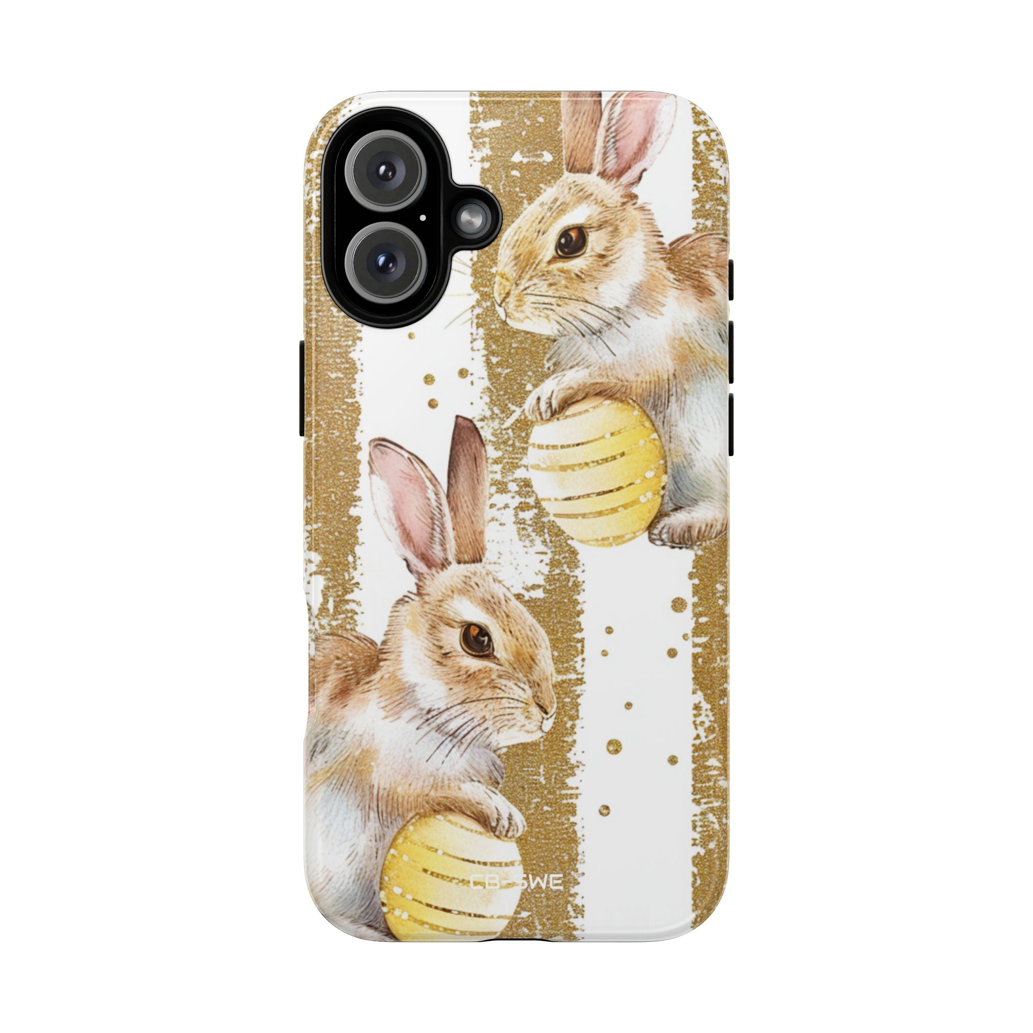 Bunnies Hold Eggs - iPhone Case