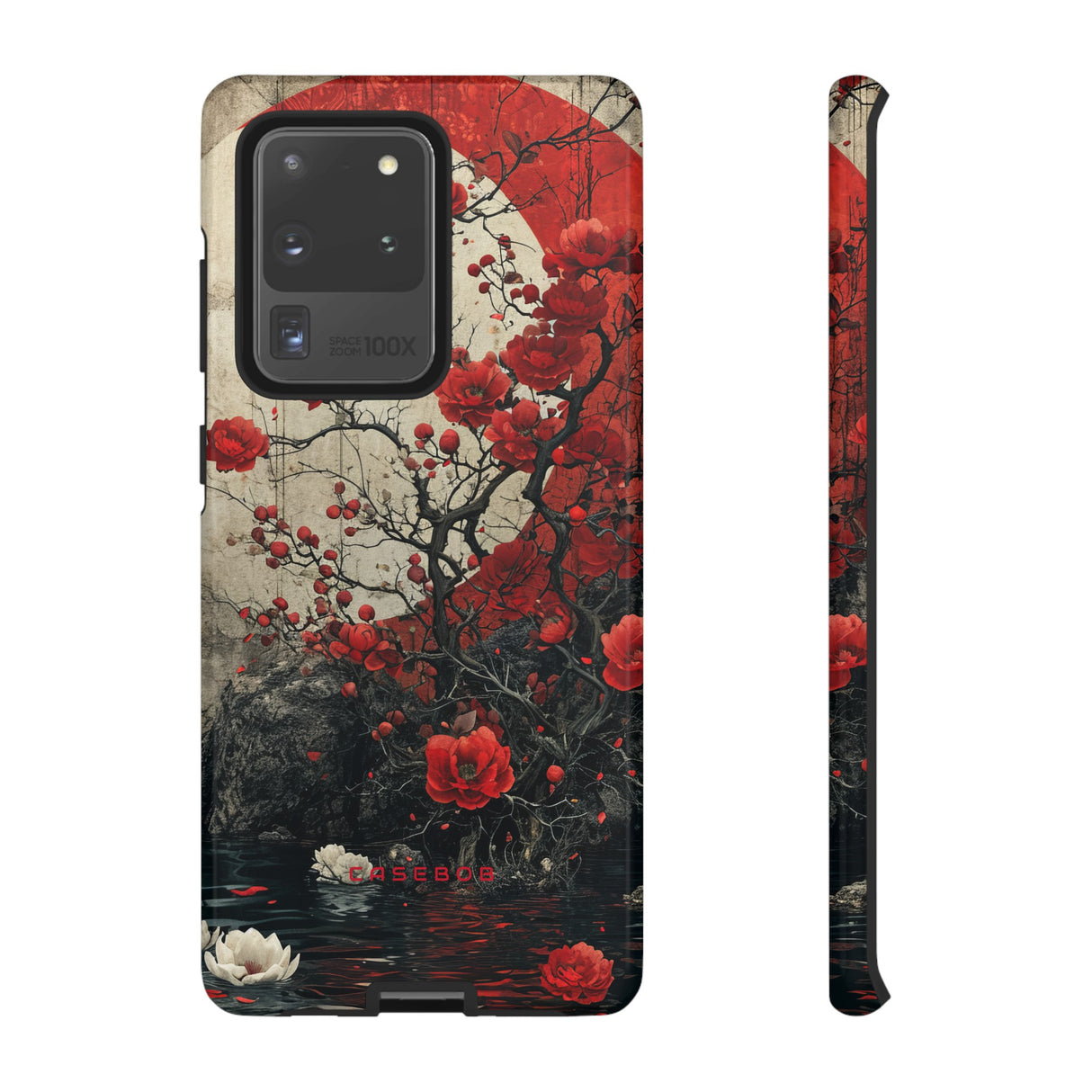 Moonlit Rose Peace - Protective Phone Case