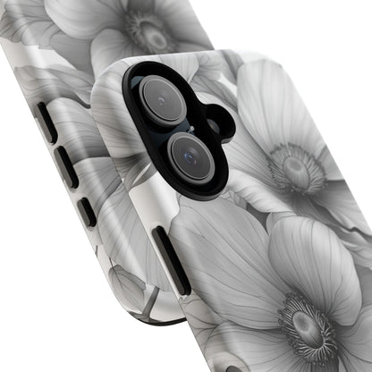 Botanical Elegance in Grayscale - for iPhone 16