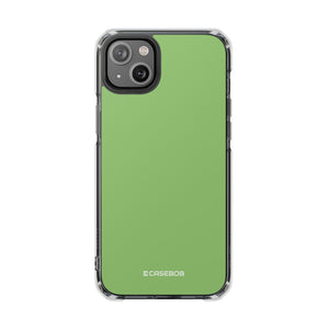 Pistachio Green | Phone Case for iPhone (Clear Impact Case - Magnetic)