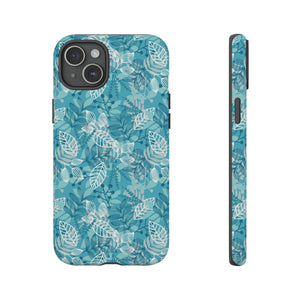 Spring Blue Leaf - Protective Phone Case