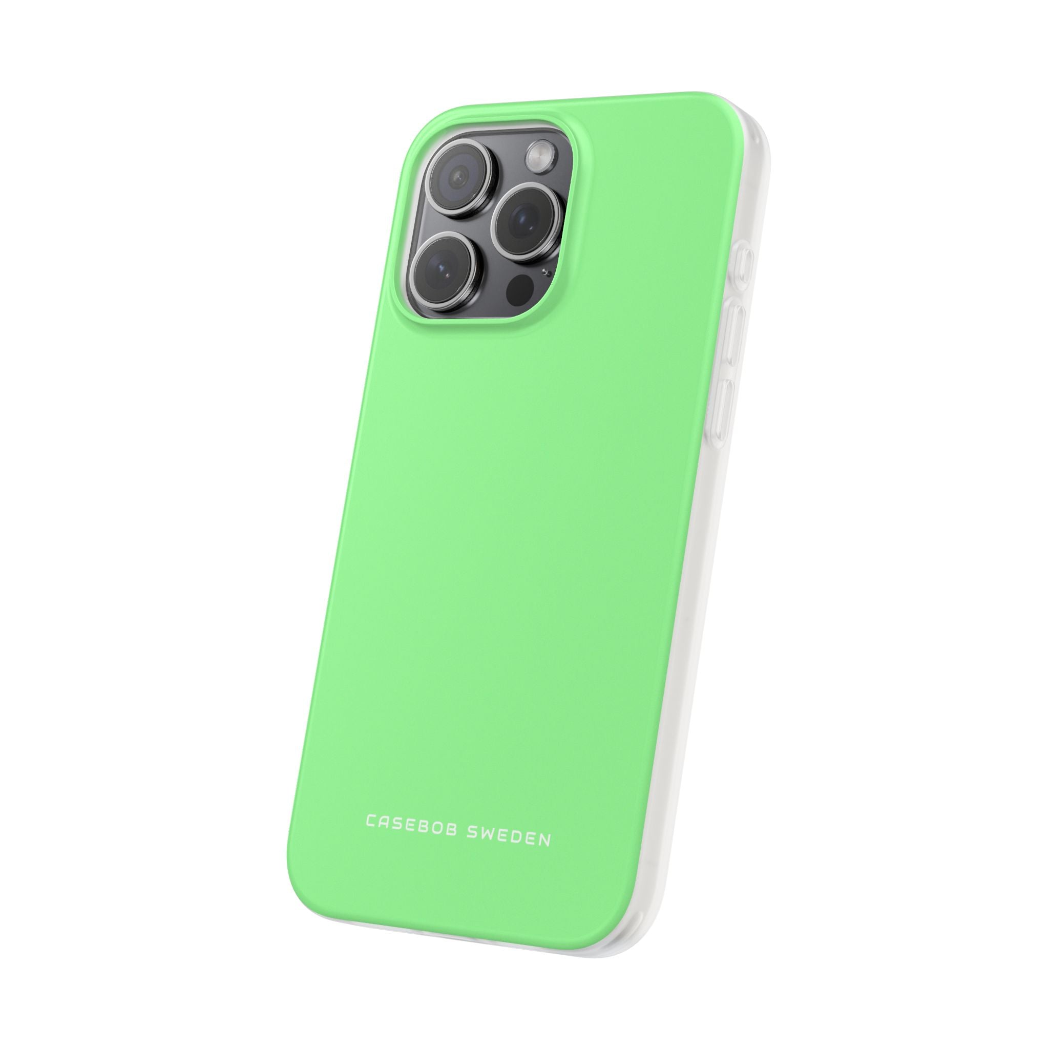 Pale Green iPhone 15 - Flexi Phone Case