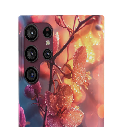 Pink Bloom Serenity - Slim Samsung S22 Phone Case