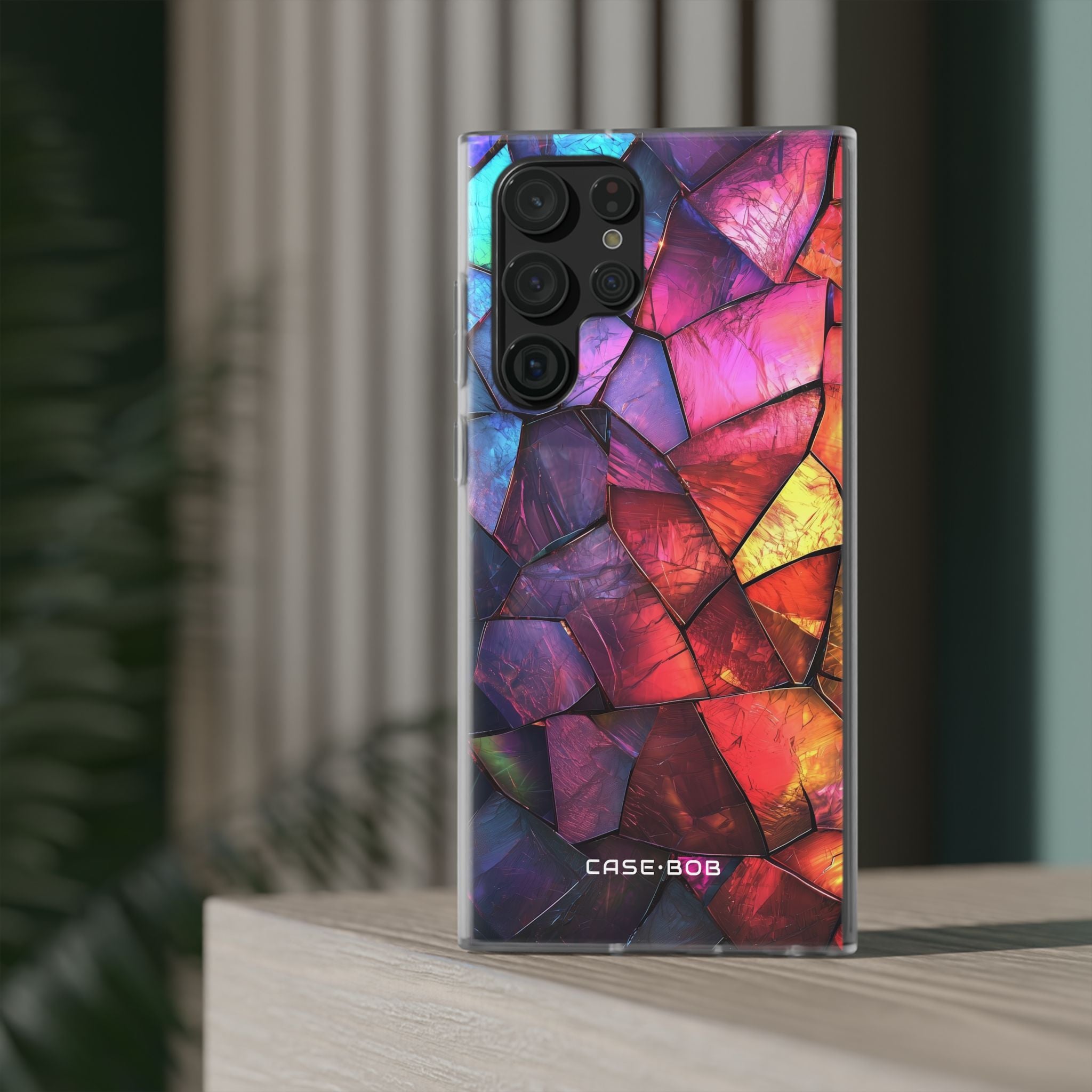 Cracked Prism Samsung S22 Ultra Case - Soft