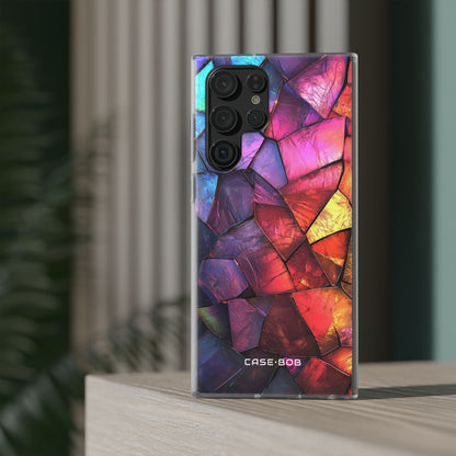 Cracked Prism Samsung S22 Ultra Case - Soft