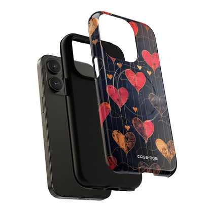 Golden Hearts Network iPhone 14 Pro Case - Tough+